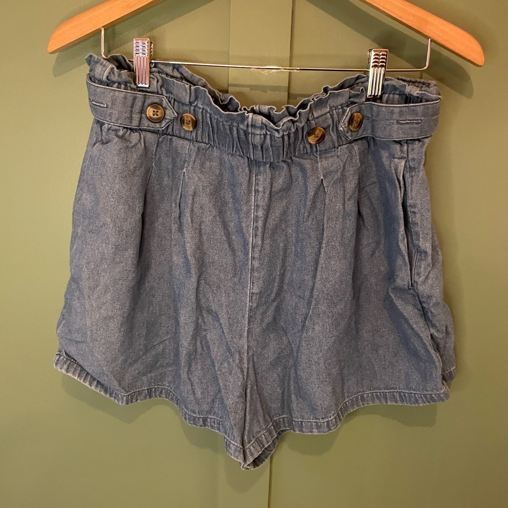 AE Denim Blue Women's Shorts